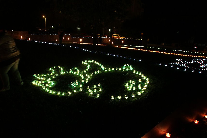 Lichterfest 2012 auf dem Petersberg