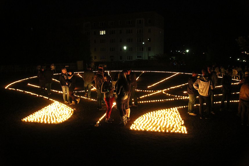 Lichterfest 2012 auf dem Petersberg