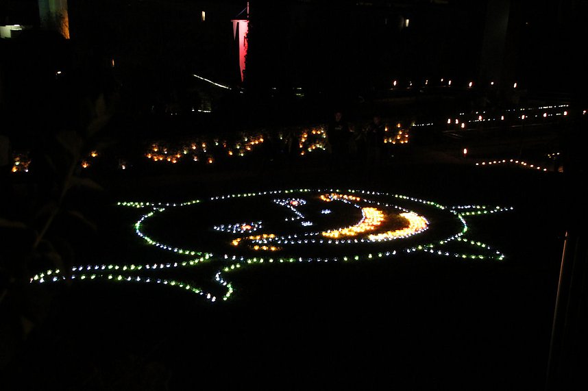 Lichterfest 2012 auf dem Petersberg