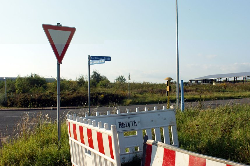 Erwischt: Baustelle in Nordhausen