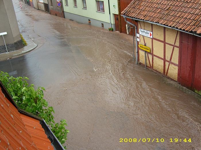 Steigerthal unter Wasser
