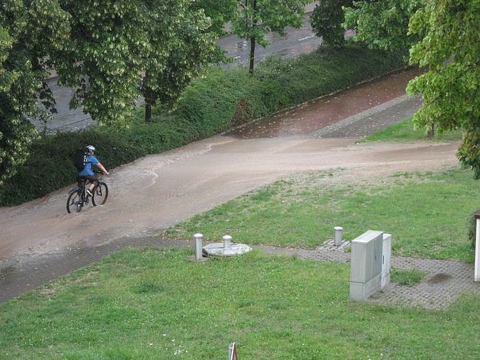 Unwetter in Nordhausen
