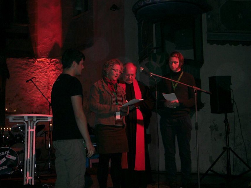 Baustellenparty mit Gottesdienst