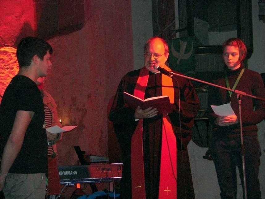 Baustellenparty mit Gottesdienst