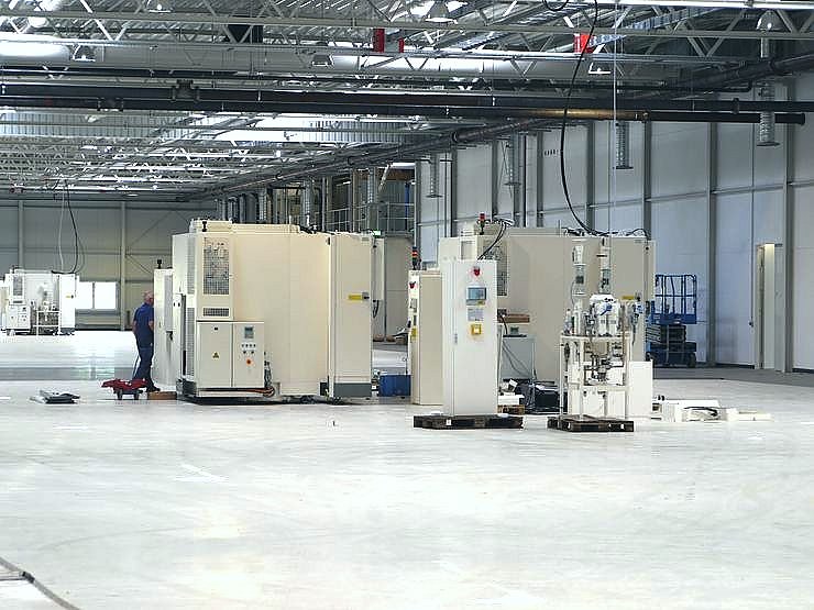 Die ersten Maschinen sind bereits eingetroffen