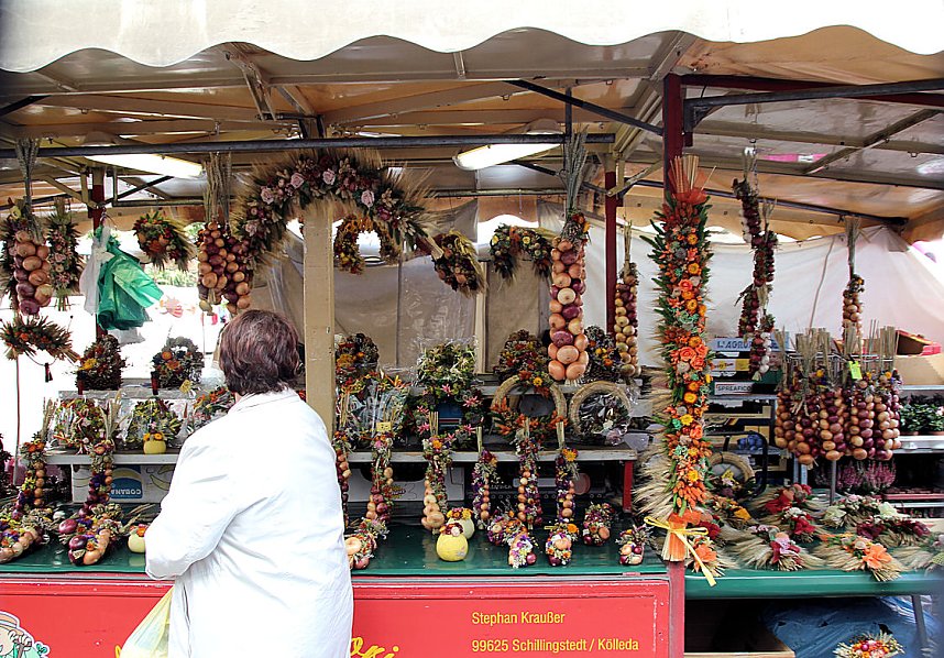 Besuch auf dem Zwiebelmarkt