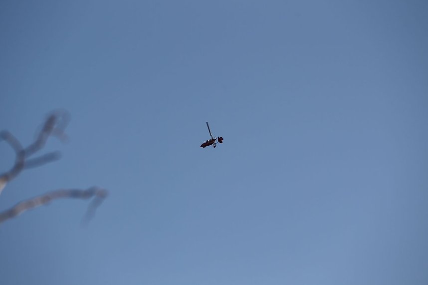 Am Himmel und auf der Schiene