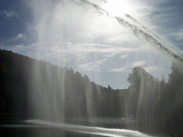 Wasserspiele der Feuerwehr