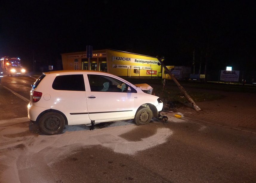 Crash in der Harzstra&szlig;e