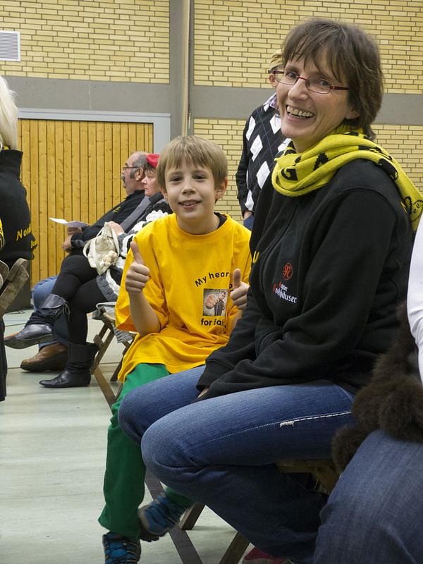 Einen Punkt erk&auml;mpft