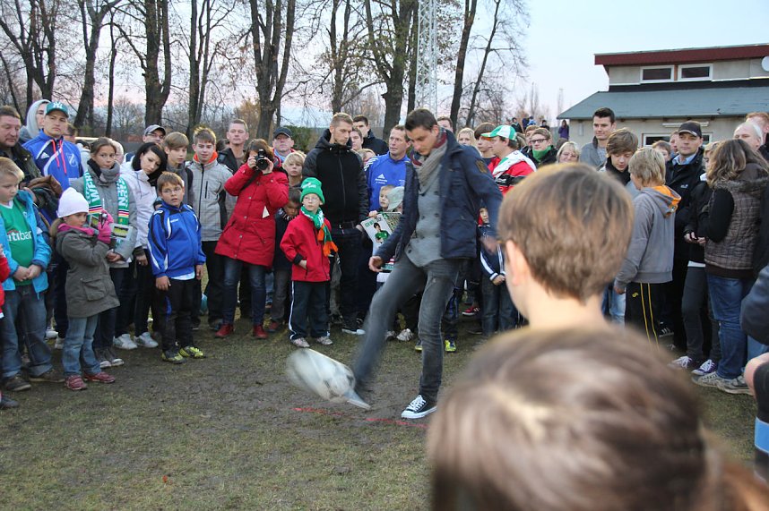 Werder-Bremen-Profis in Bleicherode