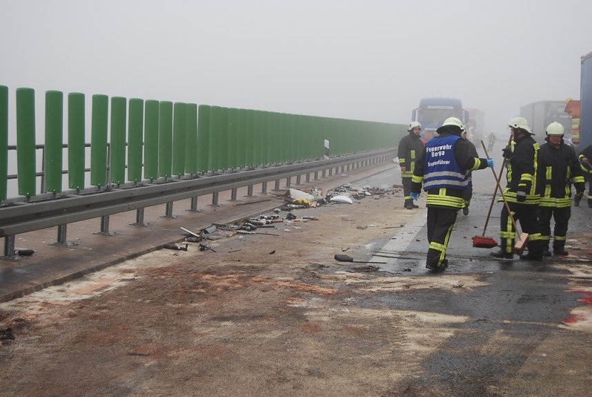 Chaos auf der Autobahn