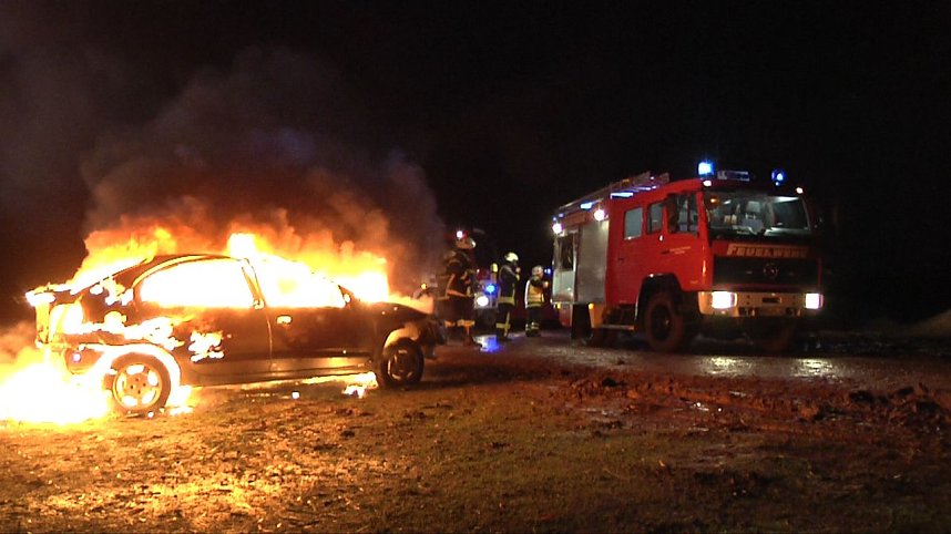 Einsatz entlang der neuen Strecke