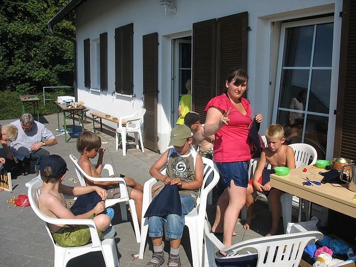 Taschen, gen&auml;ht und bedruckt