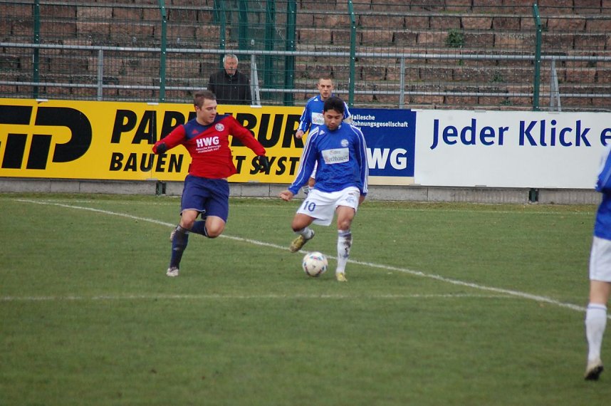 Wacker holt einen Punkt in Halle