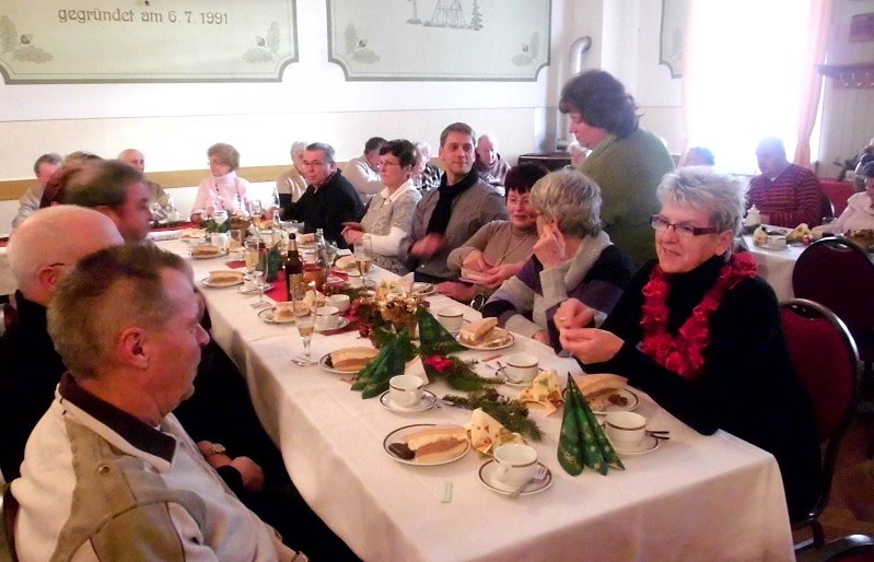Jahresausklang: Auch Sylvia Schmidt geh&ouml;rte zu den Akteuren des Tages.