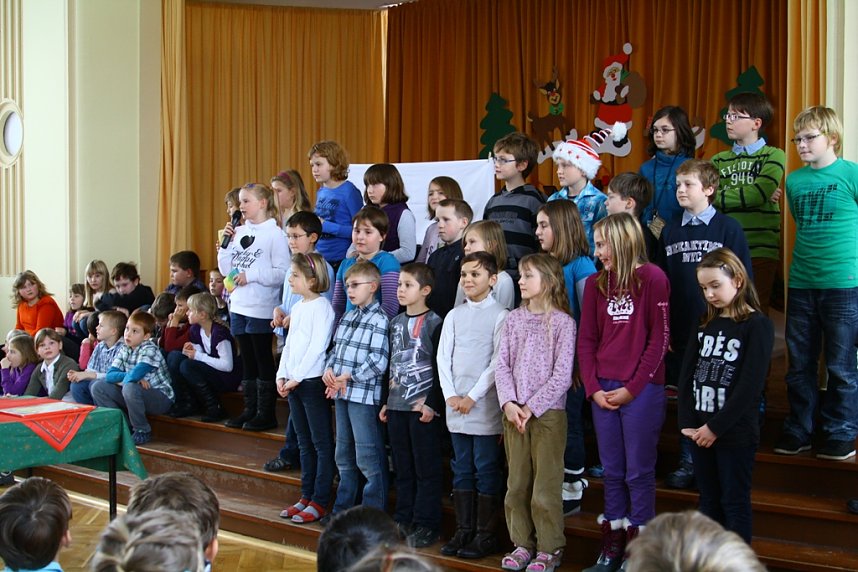 Grundsch&uuml;ler f&uuml;hrten Programm auf