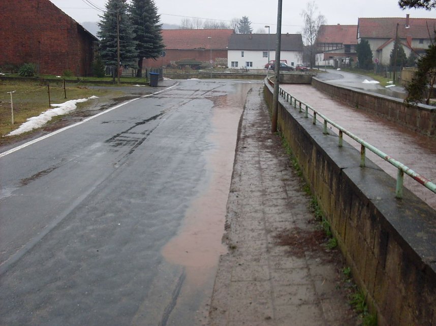 &Uuml;berschwemmt und ausgepumpt