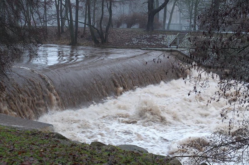 Wehr im Stadtpark heute