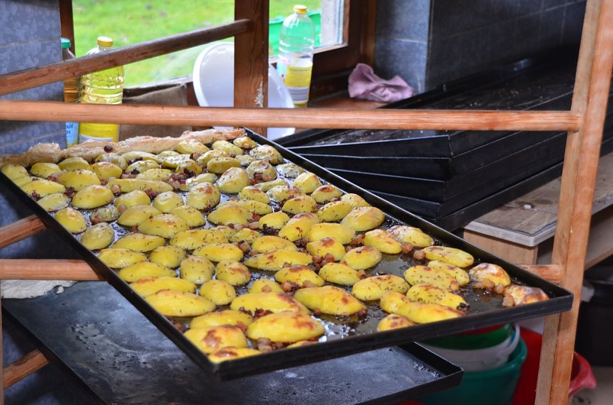 G&ouml;rsbacher Kartoffelscheibenessen