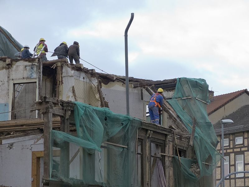 Das Ende eines Hauses