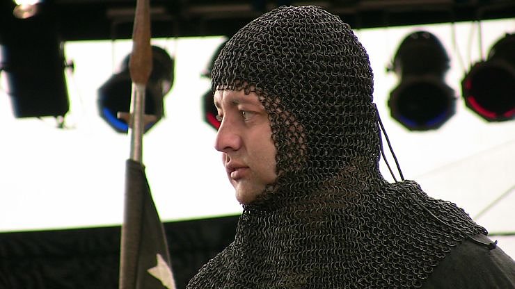 historisches Spektakel auf der Burgruine Hohnstein