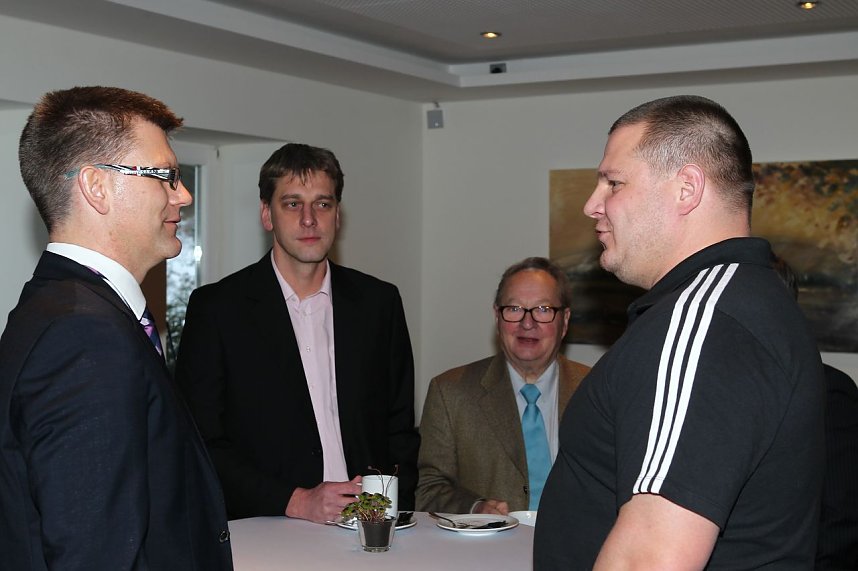 Empfang in der Kalkh&uuml;tte