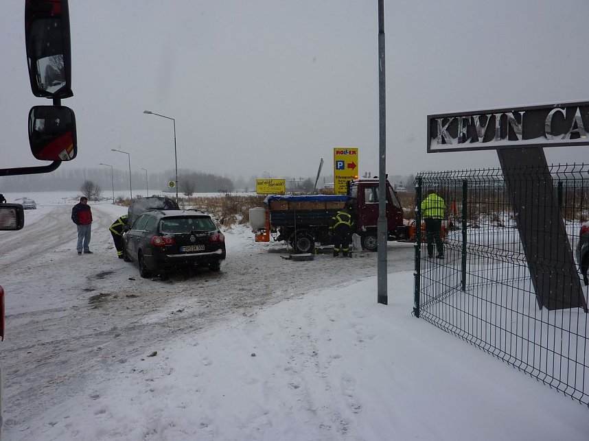Schneemengen f&uuml;hrten zu Unf&auml;llen