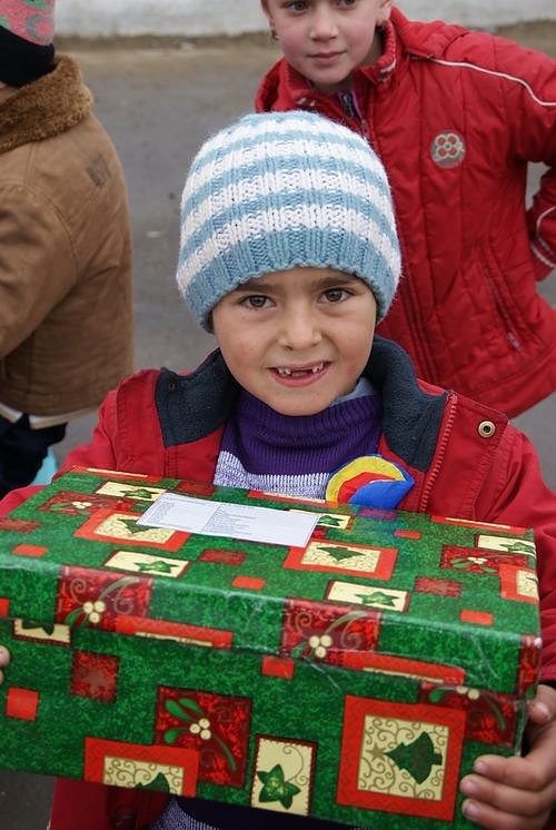 Geschenke &uuml;bergeben