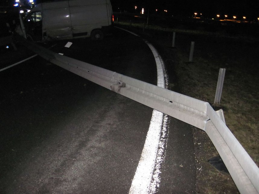 Crash auf der Autobahn