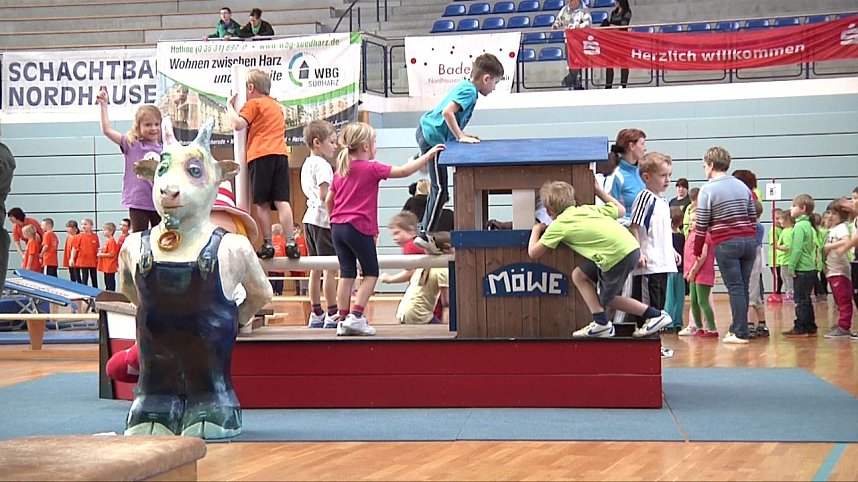 Spa&szlig; beim Turnen