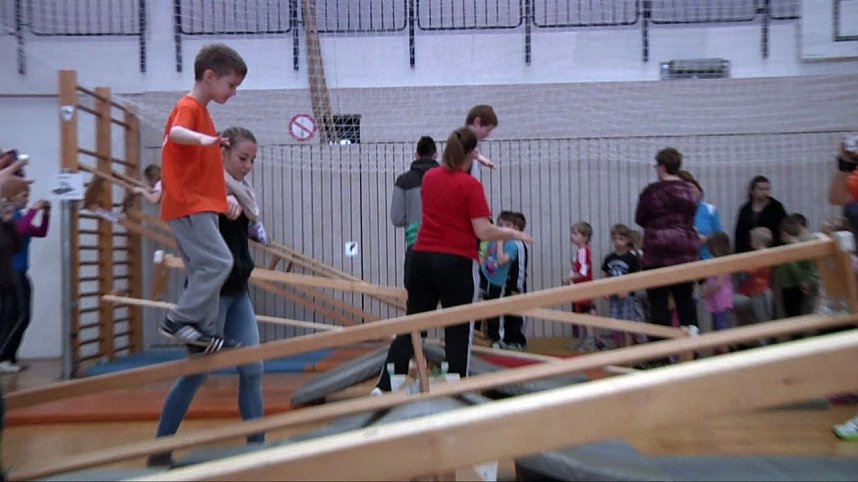 Spa&szlig; beim Turnen