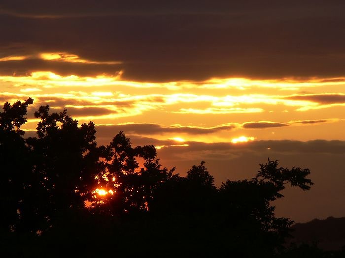 Abendhimmel &uuml;ber Nordhausen