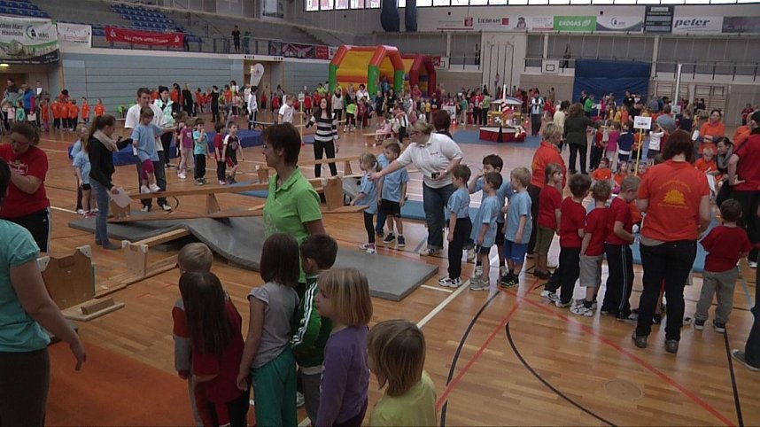 Spa&szlig; beim Turnen