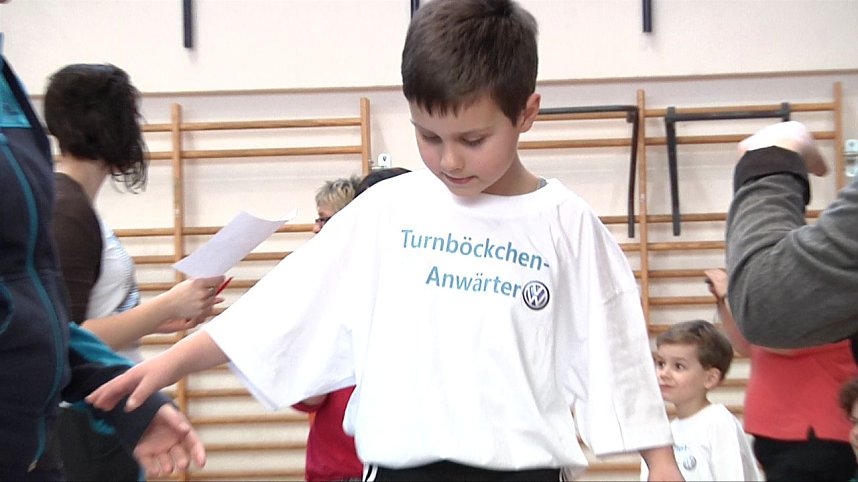 Spa&szlig; beim Turnen