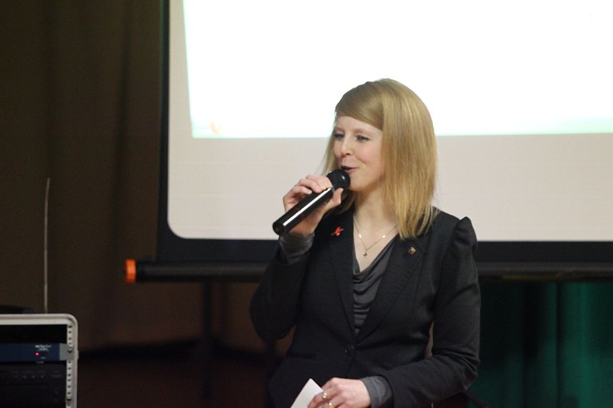 Moderierte den Abend: Jessica Piper