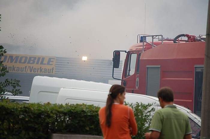 Brand in der Parkallee