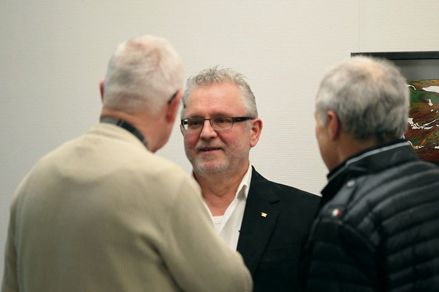 Vernissage zur Ausstellung mit Werken von Lutz-Martin Figulla