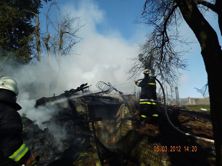 Gartenlaube brannte nieder