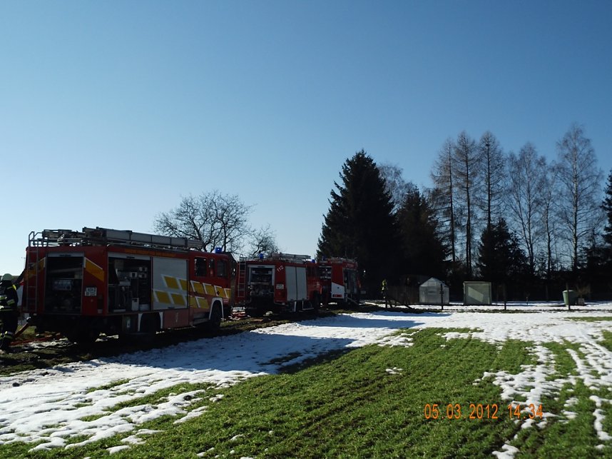 Gartenlaube brannte nieder