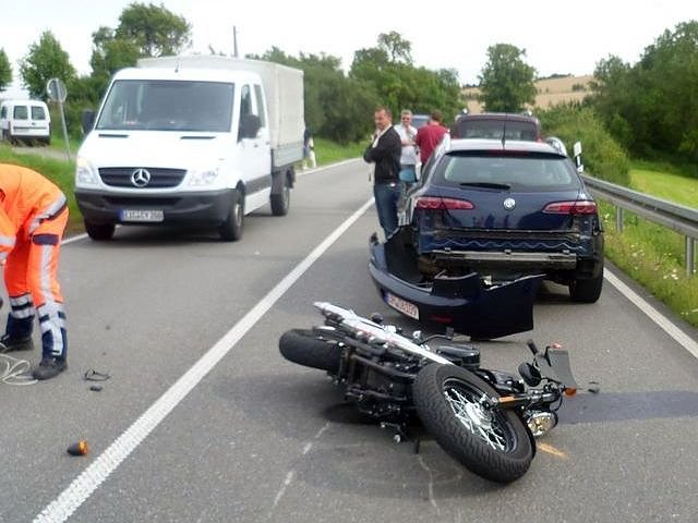 T&ouml;dlicher Unfall B 247 - August 2012