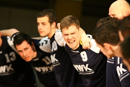 Sieg in der Ballspielhalle