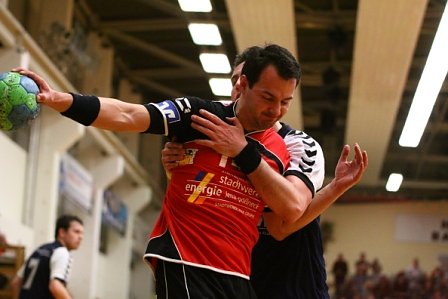 Sieg in der Ballspielhalle