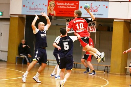 Sieg in der Ballspielhalle