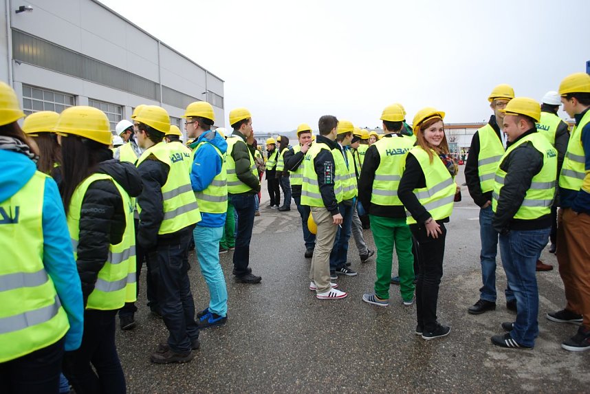 Zu Besuch in der Konzernzentrale