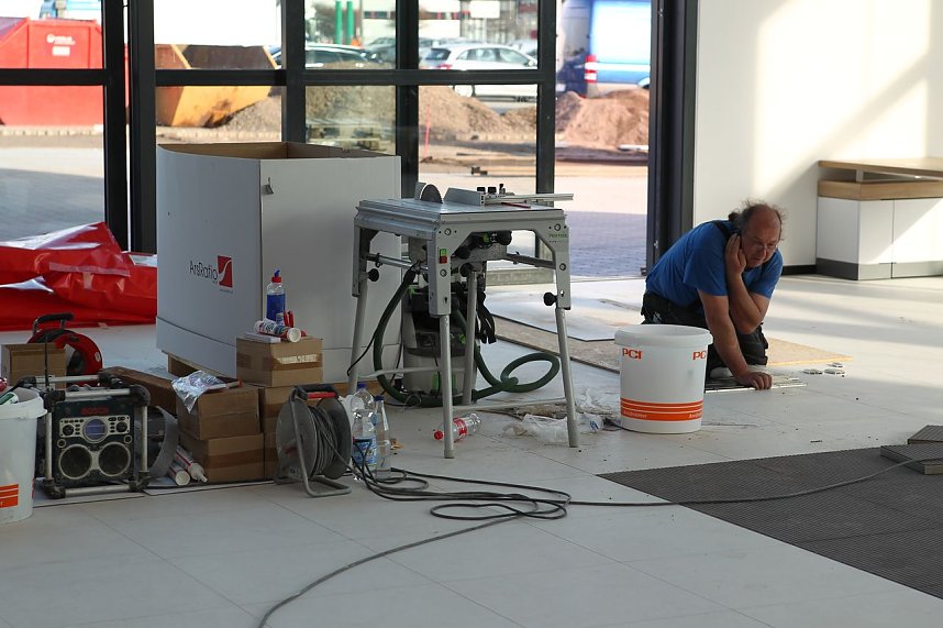 Eindr&uuml;cke: Noch immer wird gearbeitet