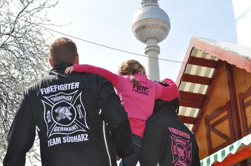 Immer die Treppen rauf...