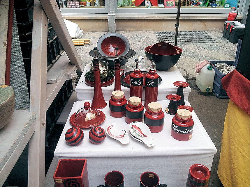 T&ouml;pfermarkt in Erfurt