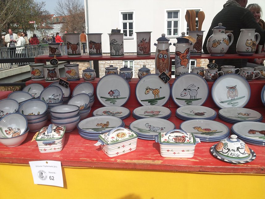 T&ouml;pfermarkt in Erfurt