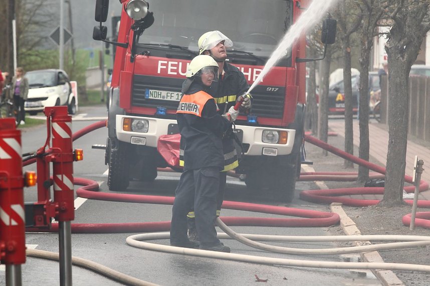 Brand in Niedersachswerfen
